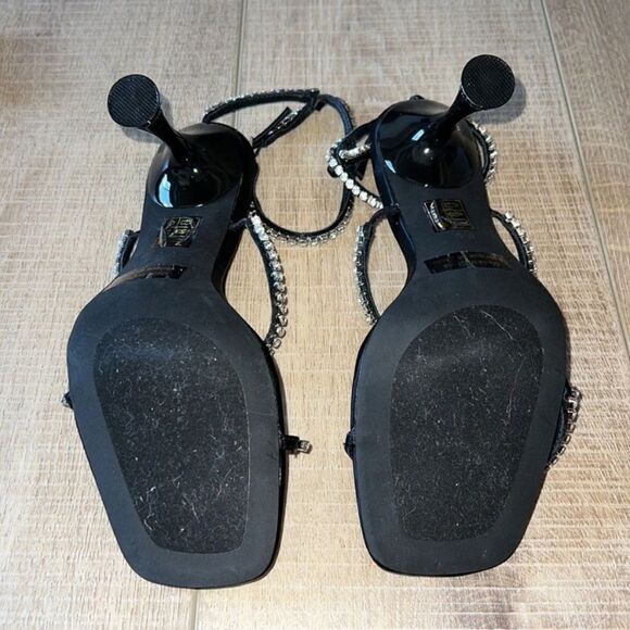 Jeffrey Campbell Gatsby Heels – Black Crystal Rhinestone – Size 8.5 – NWOB - Picture 6 of 7